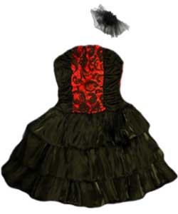 イベントコンパニオンの黒ドレス衣装